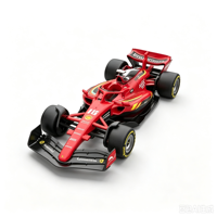 Modèle de voiture miniature personnalisé avec logo, échelle 1:43, F11, métal noir, petit modèle de course automobile coulissant, jouets de course automobile en métal moulé sous pression pour cadeau