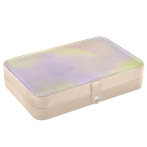 Factory Wholesale Custom Logo Jewelry Velvet <b>Earrings</b> Necklace Bracelet Ring Jewelry <b>Box</b> - Product Image 2