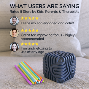 Tablero de Actividades Sensoriales de Silicona, Juguete Educativo para Niños Mayores de 3 Años y Adultos, Juguetes para Aliviar el Estrés y la Calma - Product Image 4
