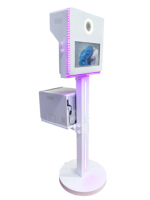 15.6 Inch Portable Selfie Touch Screen Metal Shell DSLR Photobooth Square Style Kiosk Photo Booth for Party Event