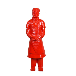 Guerreros de terracota, escultura de mesa, decoración de interiores, resina, decoración china del hogar, Ángel, arte popular, figurita JZ - Product Image 2