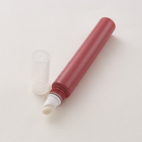 Tube de brillant à lèvres en éponge de flocage oblique vide personnalisé application unique de baume à lèvres rouge à lèvres emballage cosmétique pour les soins de la peau