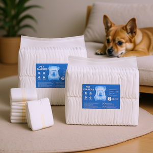 Pañales para mascotas XS, paquete de 96, súper absorbentes, a prueba de fugas, para entrenamiento de perras - Product Image 2