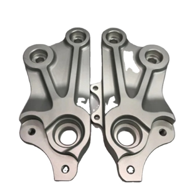 OEM CNC алюминиевая заготовка левая и правая поворотная рукоятка с установленным креплением