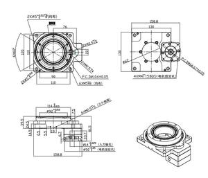 Plataforma Giratoria Hueca Samsr de 130 mm con Relación de Transmisión 18:1, Apta para Motor Actuador 23 - Product Image 3