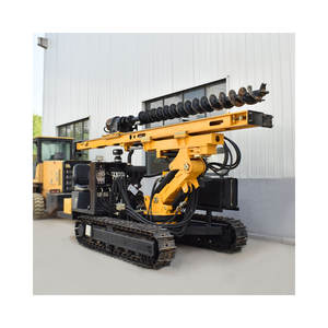 HXR7 Pilote de pieu solaire hydraulique à haute efficacité Nouvelle unité d'empilage de vis diesel avec moteur de pompe à engrenages de construction hélicoïdale - Product Image 6