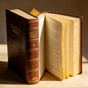 Libros Cristianos y Biblias, Libro de Cuentos con Imágenes en 3D, Impresión de Libros Personalizados, Biblia con Aspecto de Cuero - Product Image 1