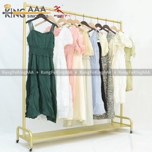 Robe longue d'occasion pour <span class=keywords><strong>femme</strong></span> KungFu KingAAA en polyester/coton, style bohème vintage à motifs floraux, pour l'été, tailles mixtes - Product Image 4