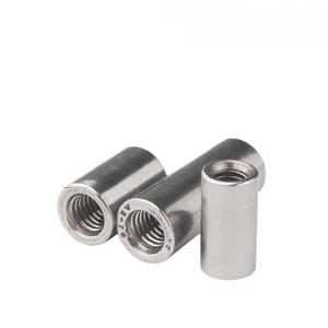 Entretoise filetée femelle M4M5M6 en acier inoxydable, type écrou de fixation, longue, finition brute, norme DIN, pour l'industrie lourde - Product Image 3