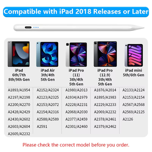 AP-P-Le 2022ดินสอ<span class=keywords><strong>2021</strong></span> 2019 2020 2018สำหรับ iPad Pro Air MINI เฉพาะปากกาสไตลัสที่ใช้งานอยู่แสดงพลังงานจากโลหะ - Product Image 2
