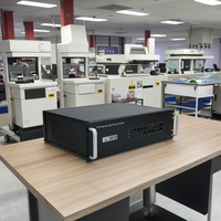 Boîtier de contrôle industriel en tôle 3U sur mesure, châssis en alliage d'aluminium, panneau CNC, rack vide, coffret de commande OEM