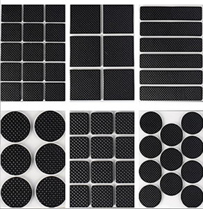 Bantalan kaki karet antiselip berperekat, bantalan perekat belakang <span class=keywords><strong>3m</strong></span>, bantalan kaki karet hitam ukuran dapat disesuaikan - Product Image 4