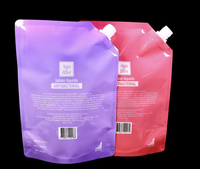Sachets personnalisés imprimés résistants à la chaleur 150ml-300ml en aluminium biodégradable laminé, étanches, refermables et anti-humidité