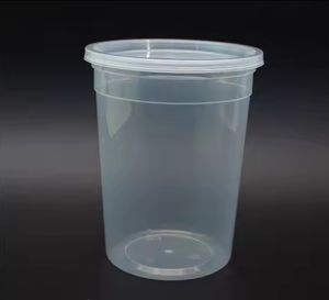 Recipientes Desechables para Alimentos HACAMY Premium de Polipropileno con Tapas Herméticas, Aptos para Microondas, Vasos de Plástico Transparente para Preparación de Comidas - Product Image 6