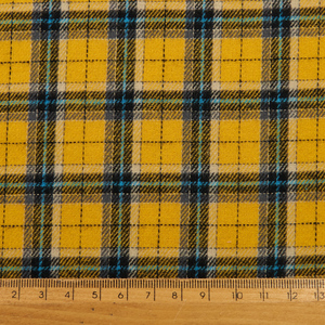 Tissu en flanelle écossaise 100% coton teint en fil, tissu à carreaux brossé pour uniformes scolaires - Product Image 3