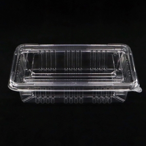 Envase Transparente para Pastel con Tapa, Caja de Plástico PET Tipo Concha, Materiales Reciclados para Alimentos y Uso en Blíster - Product Image 2