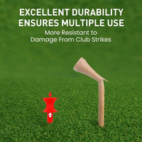 Tee-shirt de golf en plastique durable et écologique de qualité supérieure OEM T-shirts de golf personnalisés réutilisables avec logo en gros