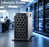 Server Menara DEL L T340 5U Single Socket Entry Level Enterprise untuk Kantor Bisnis Kecil, Komputasi Edge, Stok 8180