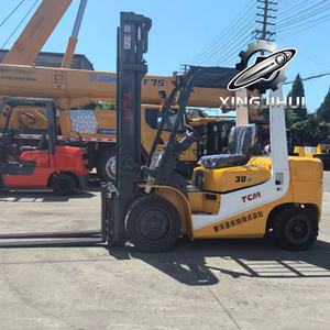 Montacargas TCM FD30T6 de 3 toneladas, montacargas usado de Japón, 3 toneladas, motor Isuzu C240, máquina usada, montacargas a gasolina, 4000MM 3000KG - Product Image 2