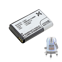 Batterie Li-ion personnalisée 1800-5000mAh 3.7V/7.4V pour niveau laser compatible Fukuda et Hilti