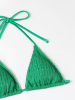 Mesdames Sexy Weekly Bonne Qualité Usine Directement Côté Cravate Bikini Matériel Fina Approuvé Maillots de bain Pour Femmes