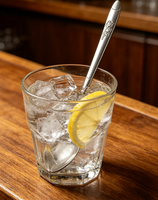 Lot de cuillères à bar en acier inoxydable avec long manche, résistantes à la chaleur et durables pour usage commercial