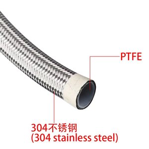 สายเชื้อเพลิง PTFE AN4 AN12 แบบถักไนลอน สำหรับการดัดแปลงยานยนต์ - Product Image 5
