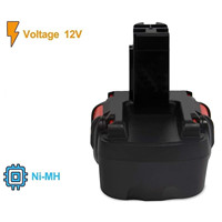 بطارية بديلة 12 فولت NiMH متوافقة مع BAT043 BAT045 BAT120 مناسبة لـ PSB12VE-2 PSR12VE-2 بطارية احتياطية للمثقاب