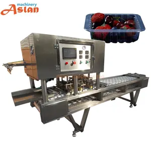 Gas Flush Map Tray Sealing Packing Machine Cheese Lunch Modified Atmosphere Tray Sealer Packer Machine