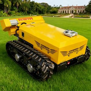 Robot tondeuse à fléaux télécommandée, débroussailleuse <span class=keywords><strong>et</strong></span> tondeuse à gazon électrique autotractée sans fil 72V 25 CV, tondeuse intelligente 1000 mm 1 <span class=keywords><strong>M</strong></span> - Product Image 6