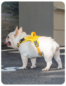 Arnés táctico para perros personalizado, ligero, sin tirones, reflectante, arnés para mascotas, arnés de entrenamiento transpirable para perros grandes - Product Image 2