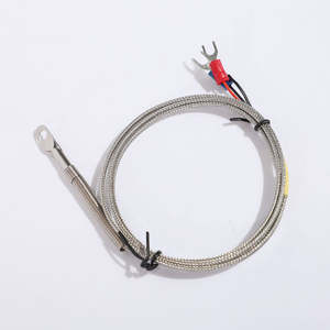 स्टेनलेस स्टील जांच ई के जे टी प्रकार पीटी100 तापमान सेंसर गोल पैच प्रकार थर्मोकपल - Product Image 4