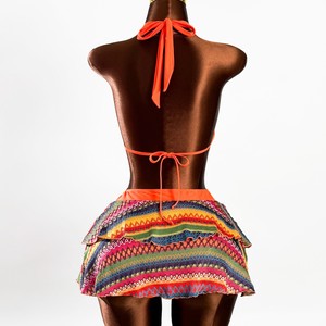 Nouvelle arrivée, <span class=keywords><strong>maillot</strong></span> <span class=keywords><strong>de</strong></span> <span class=keywords><strong>bain</strong></span> bikini pour femmes, rouge, style chinois, sexy, pour les vacances, les sources chaudes, la plage - Product Image 2