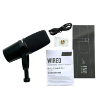 Mikrofon Dinamis Hibrida USB/XLR 2026 MV7+ dengan Kontrol Sentuh, Kompatibilitas Aplikasi DSP Terintegrasi untuk Podcast dan Streaming