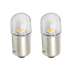 BA9S Single Contact Bayonet Socket 2835 1SMD Led Indicator Light 0.42W 6V 3000/4500/6000K White Interior Parking Light