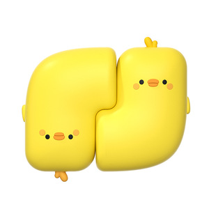 Mignon petit canard jaune chauffe-mains électrique magnétique à double fonction, température constante 60°C, thermostat réglable, cadeau de chaleur hivernale - Product Image 3