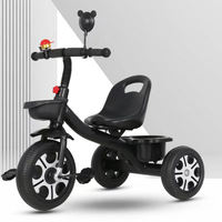 Tricycle pour enfants de 1 à 6 ans, grande taille, tricycle à pédales pour tout-petits, poussette pour bébé, vélo pour la maternelle, jeux en plein air
