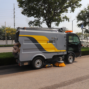 Nguồn nhà máy chân không quét và rửa sạch đường phố tinh khiết Điện Đường quét xe tải - Product Image 6