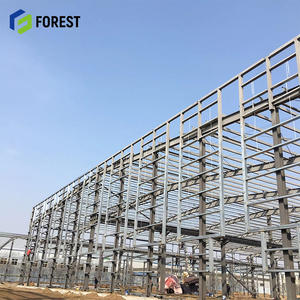 Entrepôt industriel préfabriqué en structure métallique, bâtiment d'atelier métallique robuste pour usine de fabrication - Product Image 1