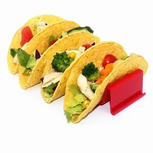 Soporte para Tacos, Crepas y Waffles, de Plástico, Colorido, Reutilizable, con Capacidad para 4 Piezas - Product Image 2