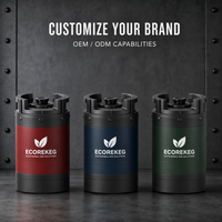Draft Beer Keg 20l, Beer Keg Plastik, Beer Keg 30l, Mini Beer Keg, Supplier Beer Keg, Pengganti Kantong, Aman, Tekanan Tinggi