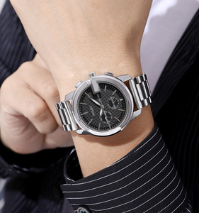 Reloj Skmei <span class=keywords><strong>1962</strong></span> de Cuarzo, Lujoso, de Acero Inoxidable y Correa de Cuero, 18mm, Precio Bajo, Venta al Por Mayor, Logotipo Personalizado, Reloj para Hombre, Directo de Fábrica - Product Image 4