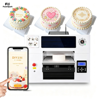 Imprimante alimentaire multi-scènes pour gâteaux, chocolat, latte, conception personnalisée pour café, boulangerie, dessert de mariage