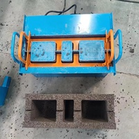 Machine de fabrication de briques en béton à haute efficacité et facile à utiliser pour l'exportation au Ghana, machine mécanique de formage de blocs creux