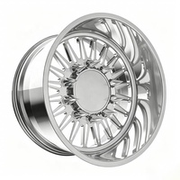 Jantes arrière concaves monobloc OEM en gros pour roues forgées jumelées, style widebody, pour camions lourds personnalisés