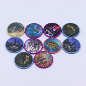 Fichas de Póker de Arcilla con Adhesivo de Casino, Juego de Fichas de Póker de Aluminio Personalizadas, Token PS - Product Image 1