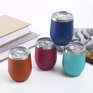 Vaso Térmico de Acero Inoxidable Azul con Tapa y Pajita, Diseño Minimalista para Oficina, 12oz - Product Image 4