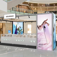 Offre Spéciale : Stand Modulaire Pop-up Lumineux à LED avec Structure en Aluminium pour Magasin de Vêtements Éphémère