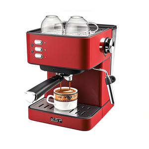 Machine à café espresso semi-automatique en acier inoxydable très vendue mousseur à lait en tasse avec logo personnalisé voiture électrique pour l'extérieur hôtels - Product Image 2