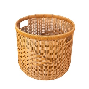 أسلوب INS Dirty owirty woven Handwoven سلة لغرف النوم ملابس حمام منشفة لعبة تخزين-للمنزل والفنادق - Product Image 5